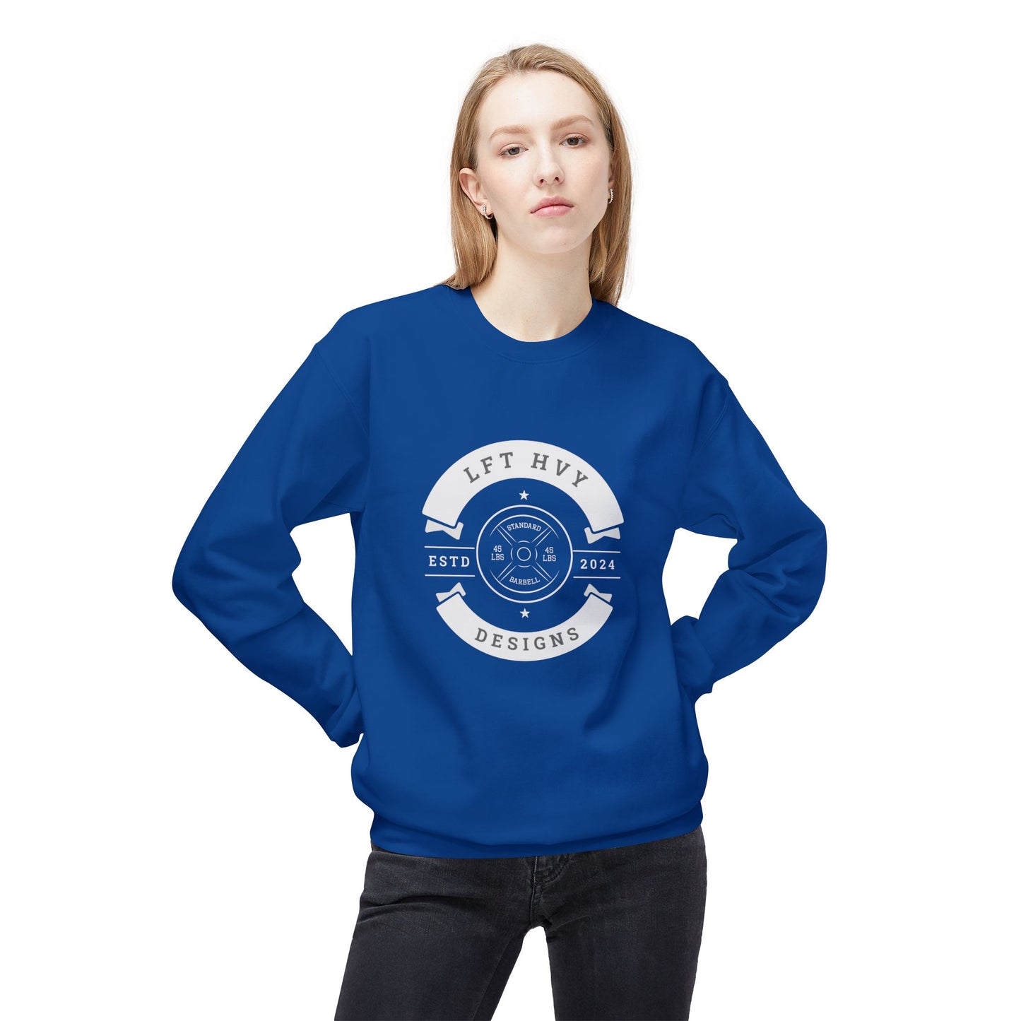 LFT HVY Designs Unisex Crewneck Sweatshirt - ESTD 2024
