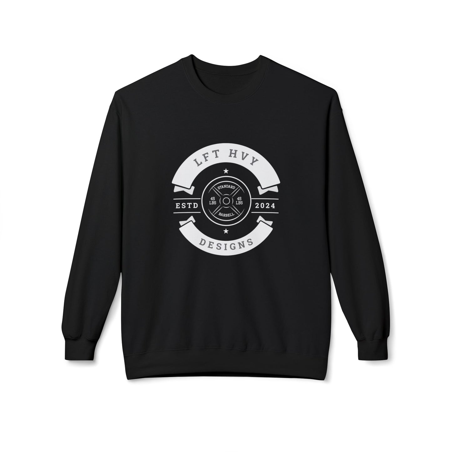 LFT HVY Designs Unisex Crewneck Sweatshirt - ESTD 2024