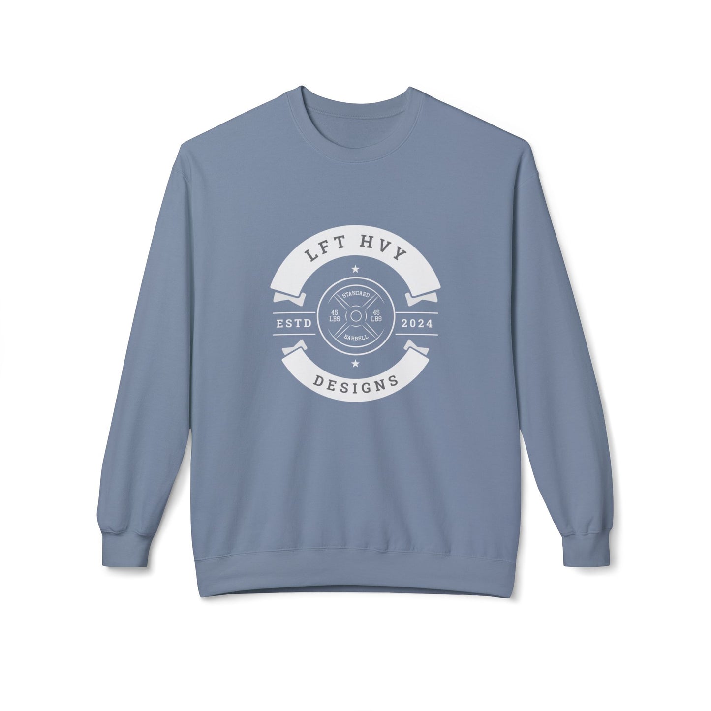 LFT HVY Designs Unisex Crewneck Sweatshirt - ESTD 2024