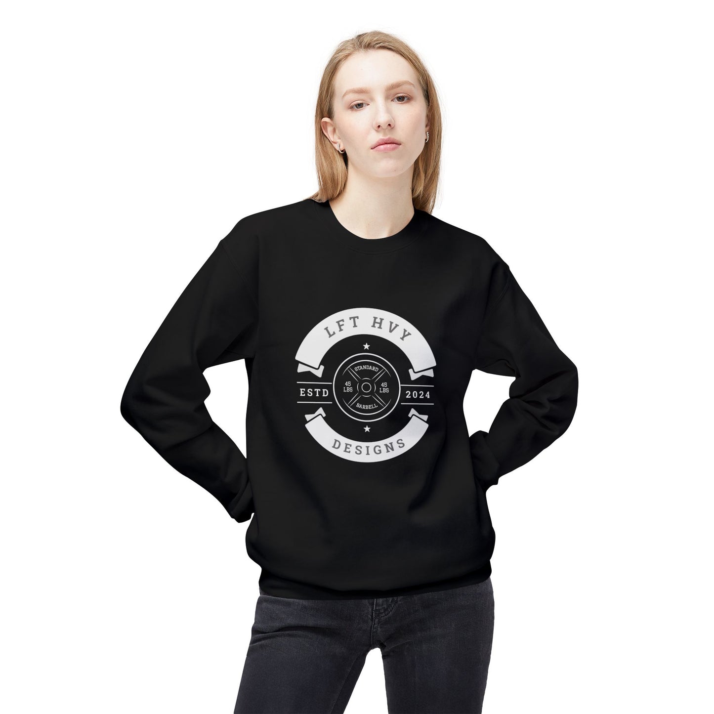 LFT HVY Designs Unisex Crewneck Sweatshirt - ESTD 2024