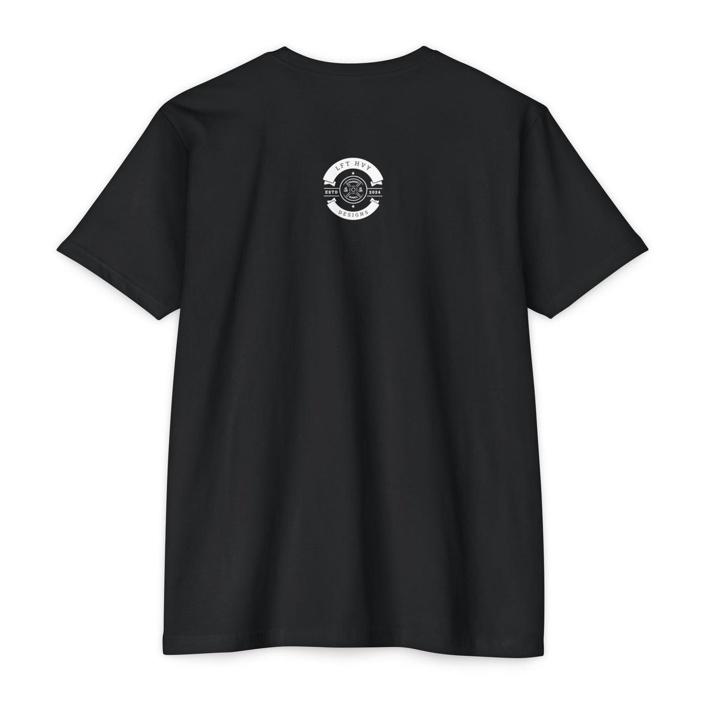 Powerlifting Motivational Unisex Cotton Crew Tee - Eat Sleep Powerlift Repeat