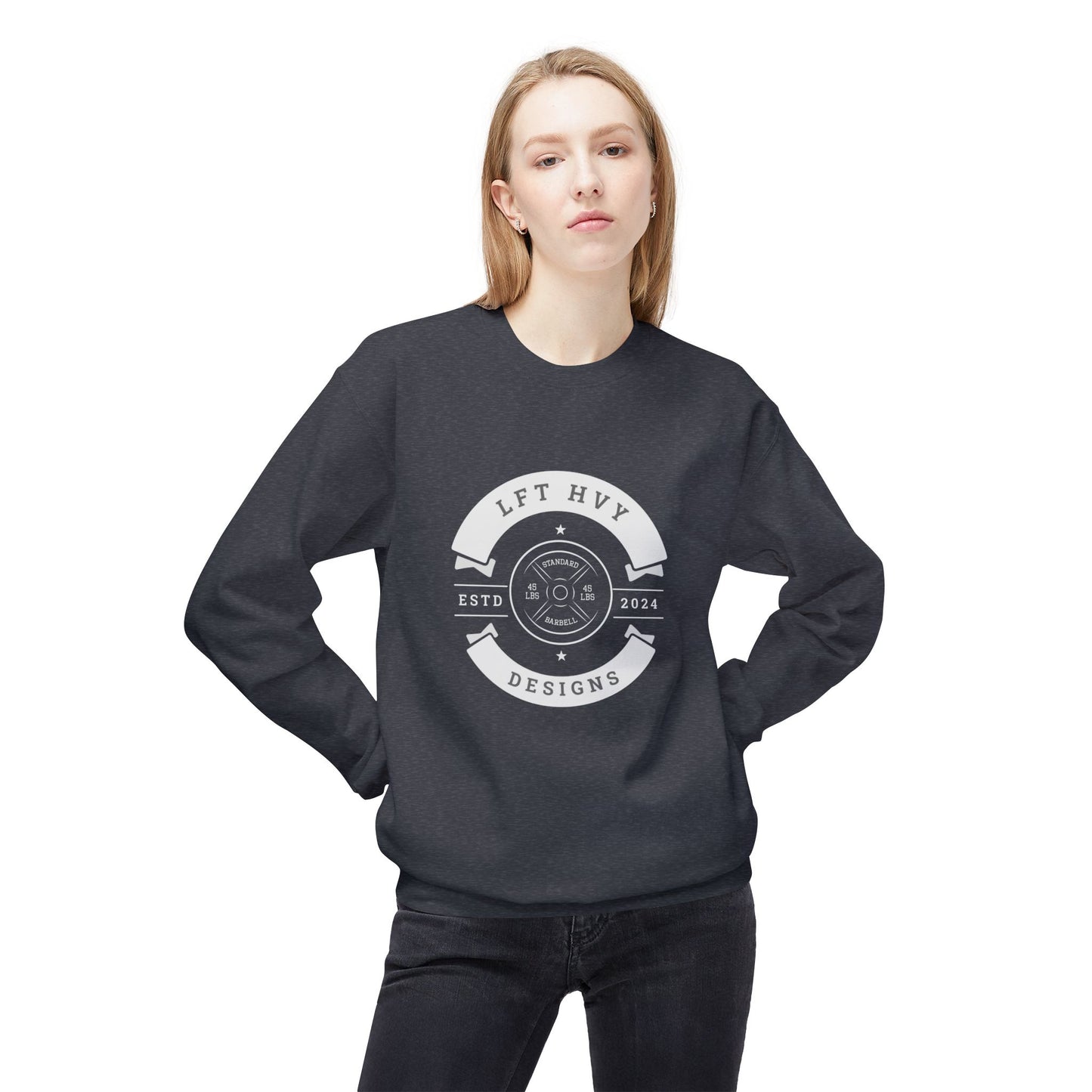 LFT HVY Designs Unisex Crewneck Sweatshirt - ESTD 2024