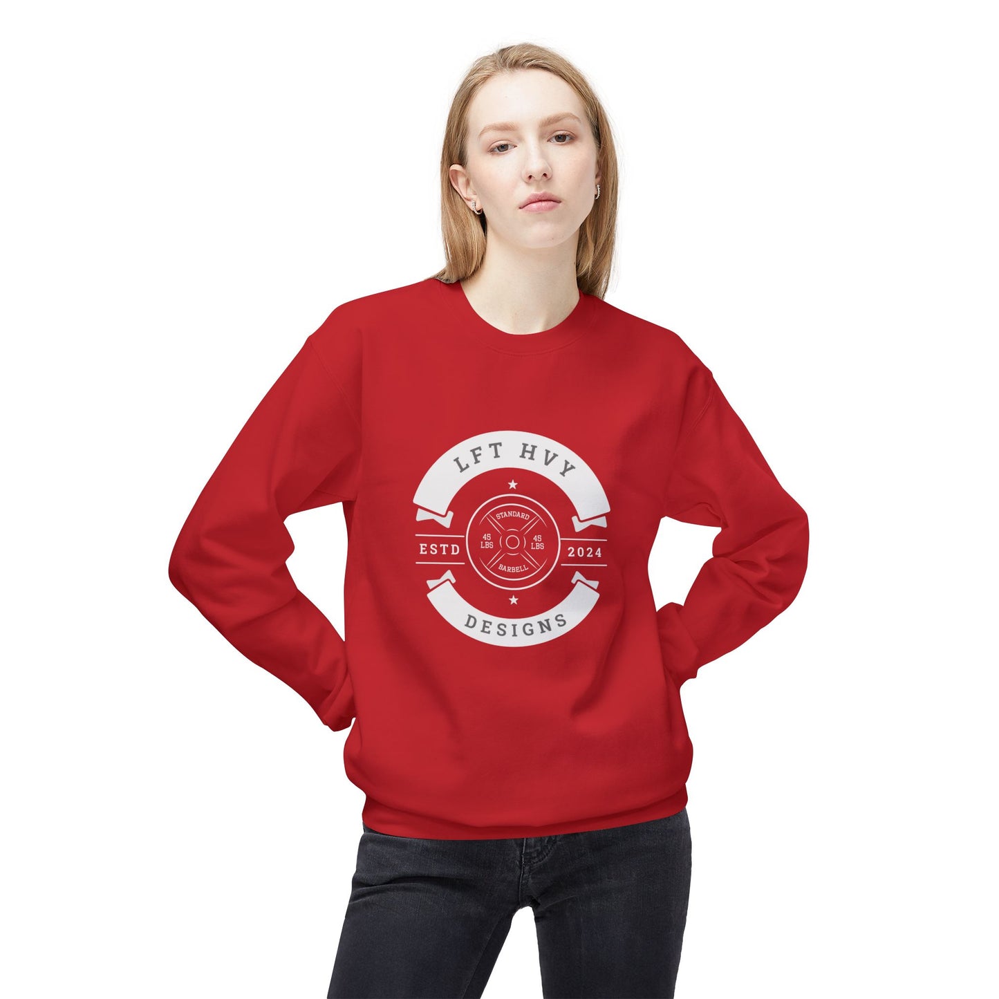 LFT HVY Designs Unisex Crewneck Sweatshirt - ESTD 2024