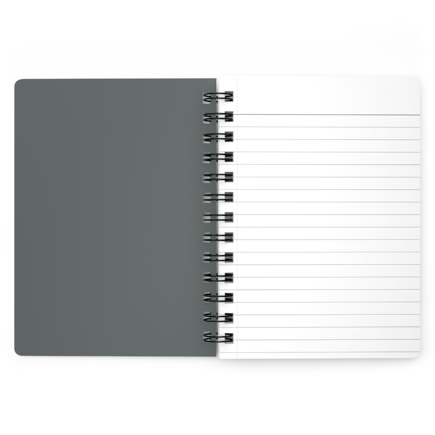 Fitness Motivational Spiral Bound Journal - Train Hard, Don't Just Workout