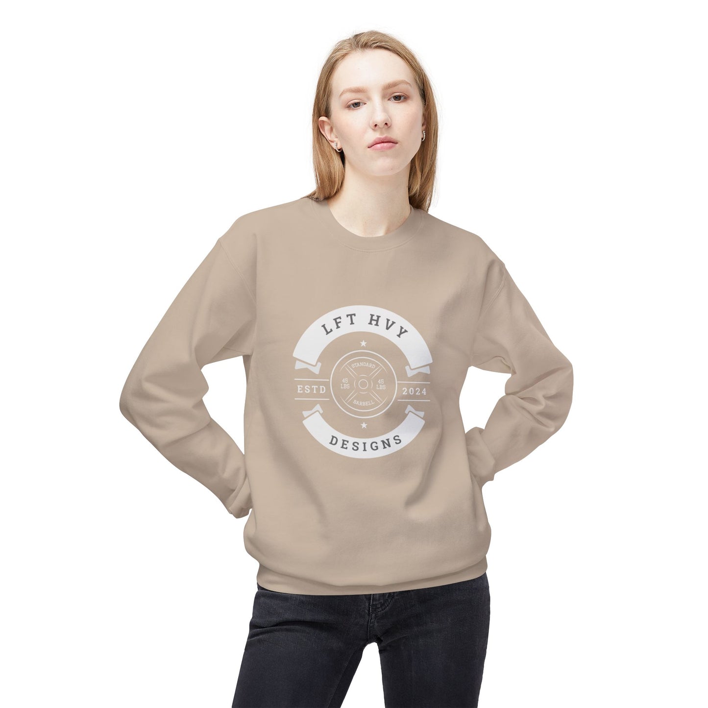 LFT HVY Designs Unisex Crewneck Sweatshirt - ESTD 2024