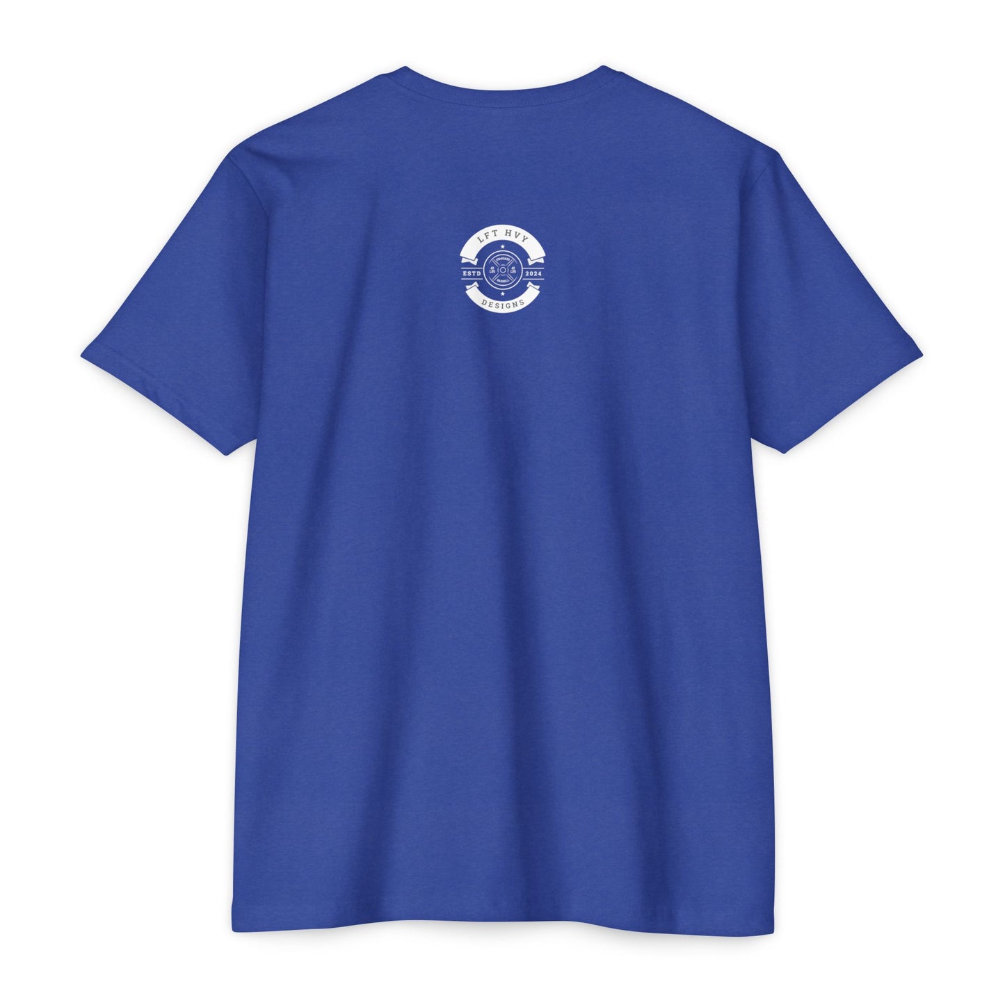 Powerlifting Motivational Unisex Cotton Crew Tee - Eat Sleep Powerlift Repeat