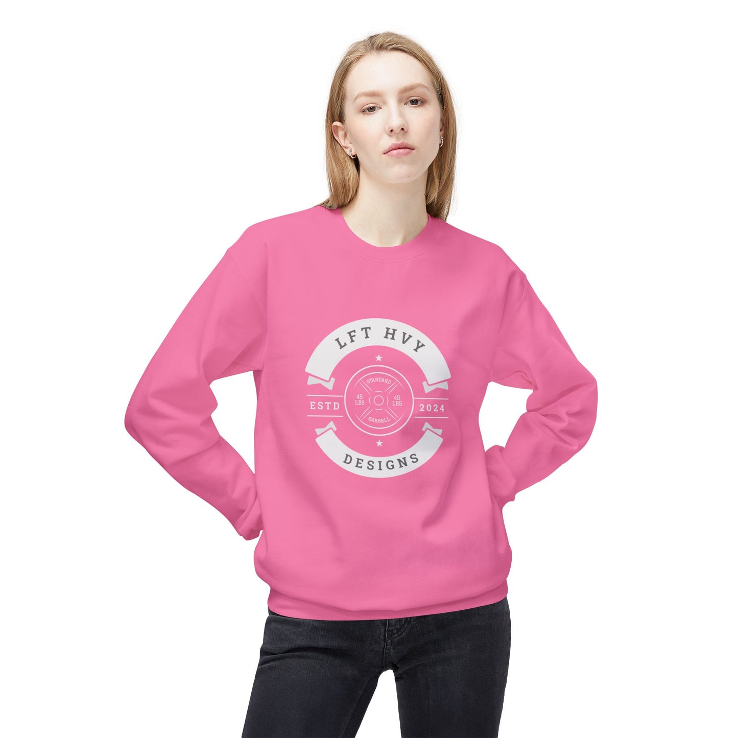 LFT HVY Designs Unisex Crewneck Sweatshirt - ESTD 2024