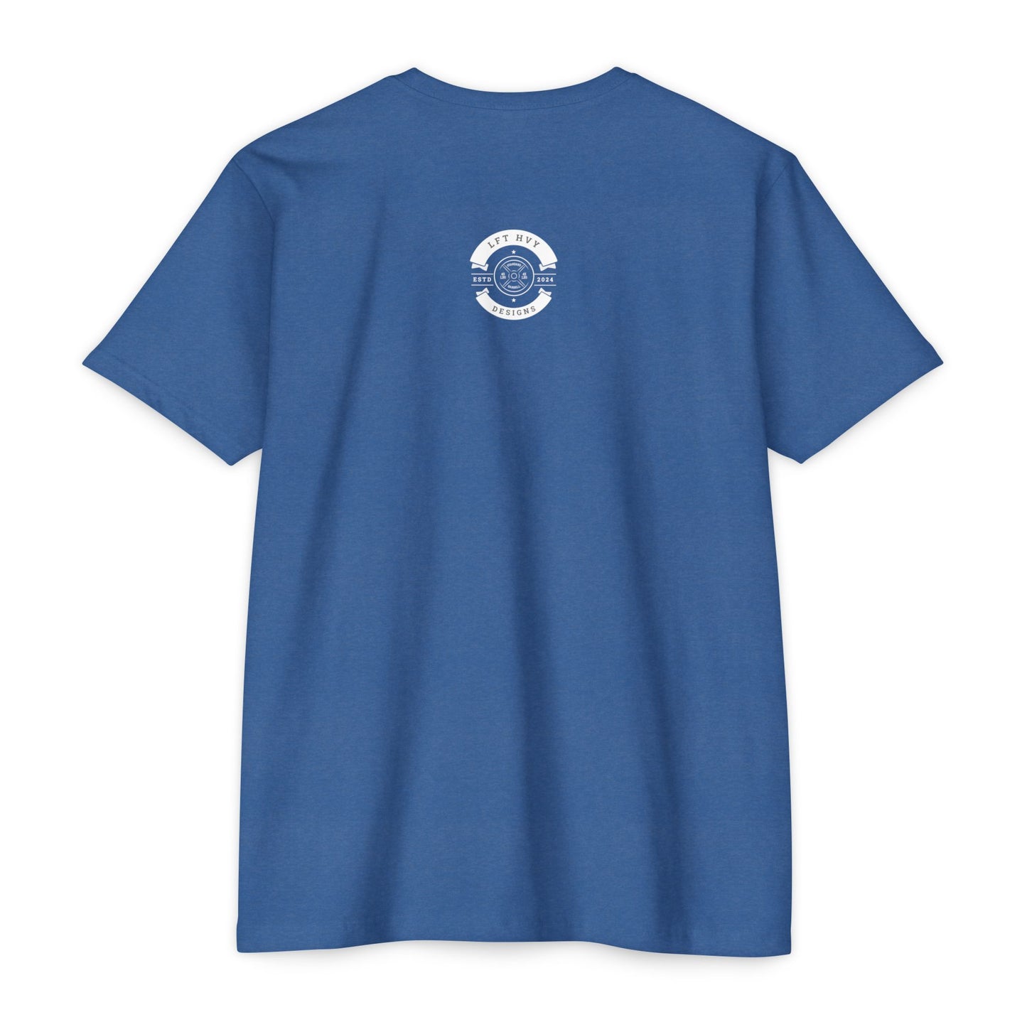 Powerlifting Motivational Unisex Cotton Crew Tee - Eat Sleep Powerlift Repeat